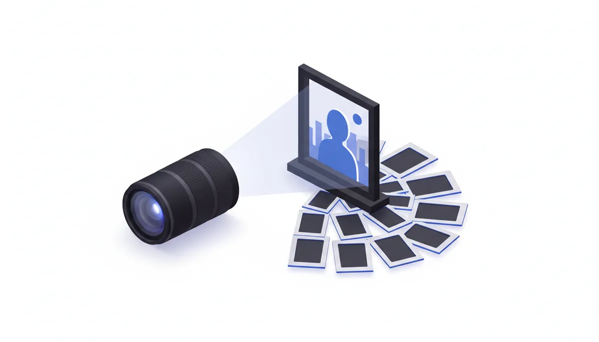 Объектив проецирует фотореалистичные кадры, созданные моделью Flux